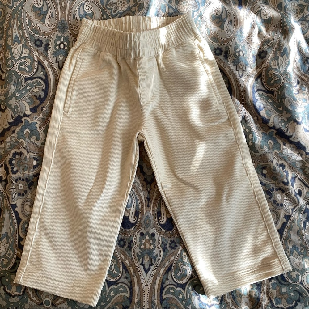 NWT Beaufort Bonnet Sheffield pants corduroy Saratoga stone 12-18 boys